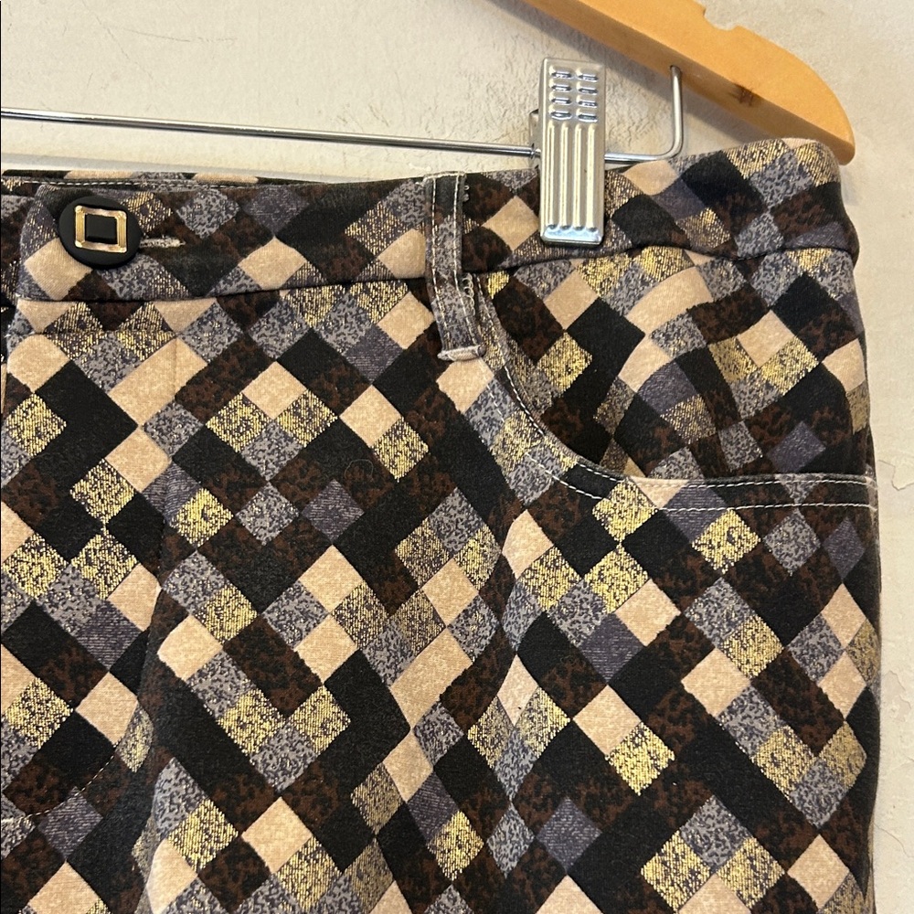 Soft Surroundings Geometric Patterned Black Gold … - image 4